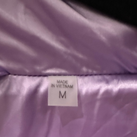 Purple Puffer Jacket, M - Picture 6 of 9
